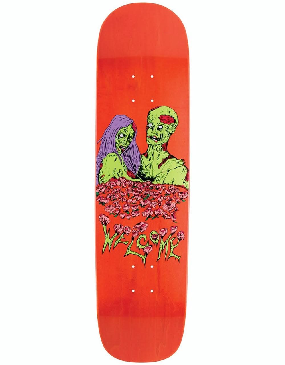 Welcome Zombie Love on Yung Nibiru Skateboard Deck - 8.25"