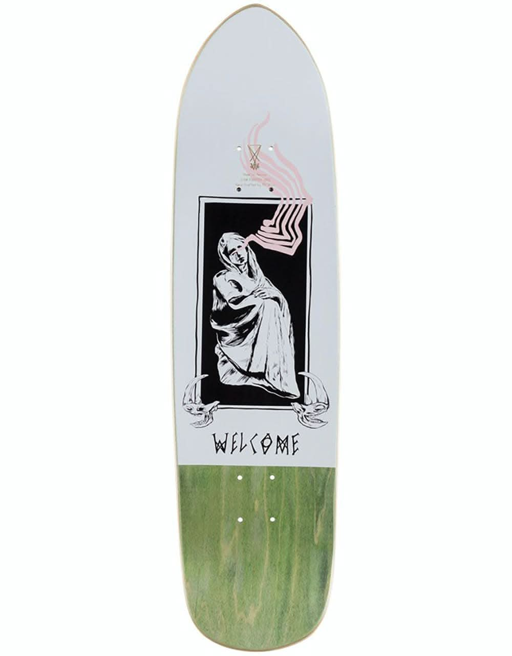 Welcome Tasmanian Angel on Squidbeak Skateboard Deck - 8.6"