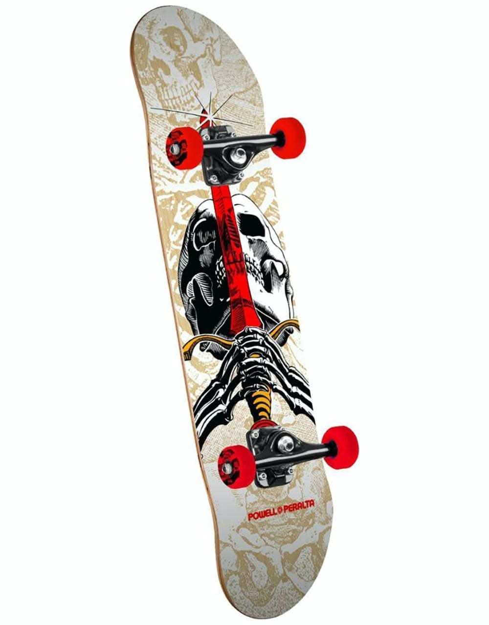 Powell Peralta Skull & Sword Complete Skateboard - 7.5"