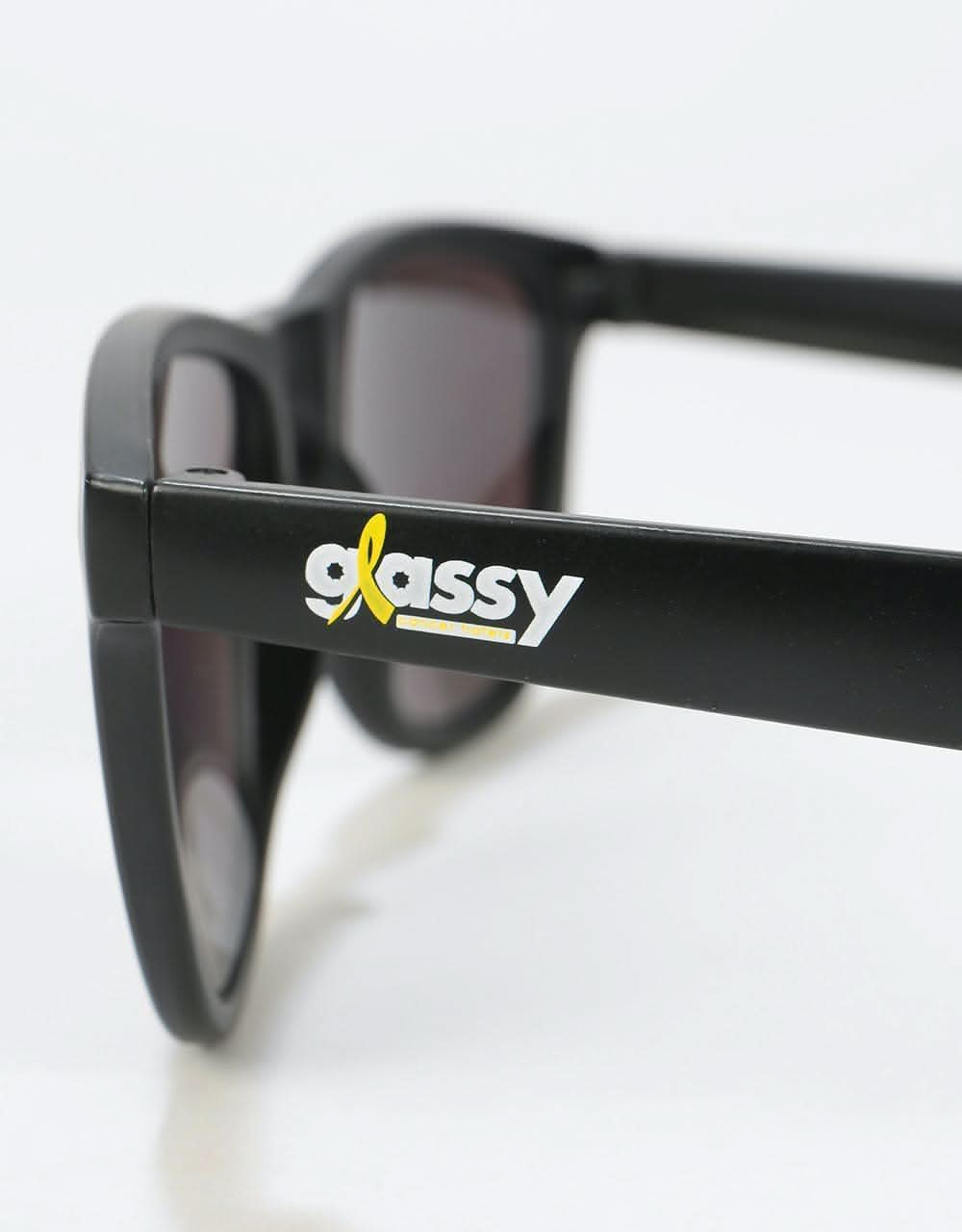 Glassy Sunhater Deric Sunglasses - Black/Gold