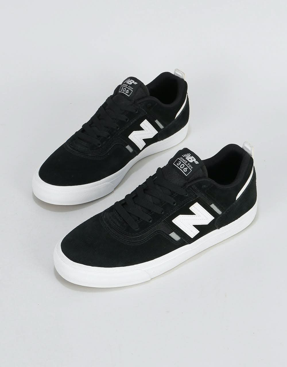 New Balance Numeric 306 Skate Shoes - Black/White