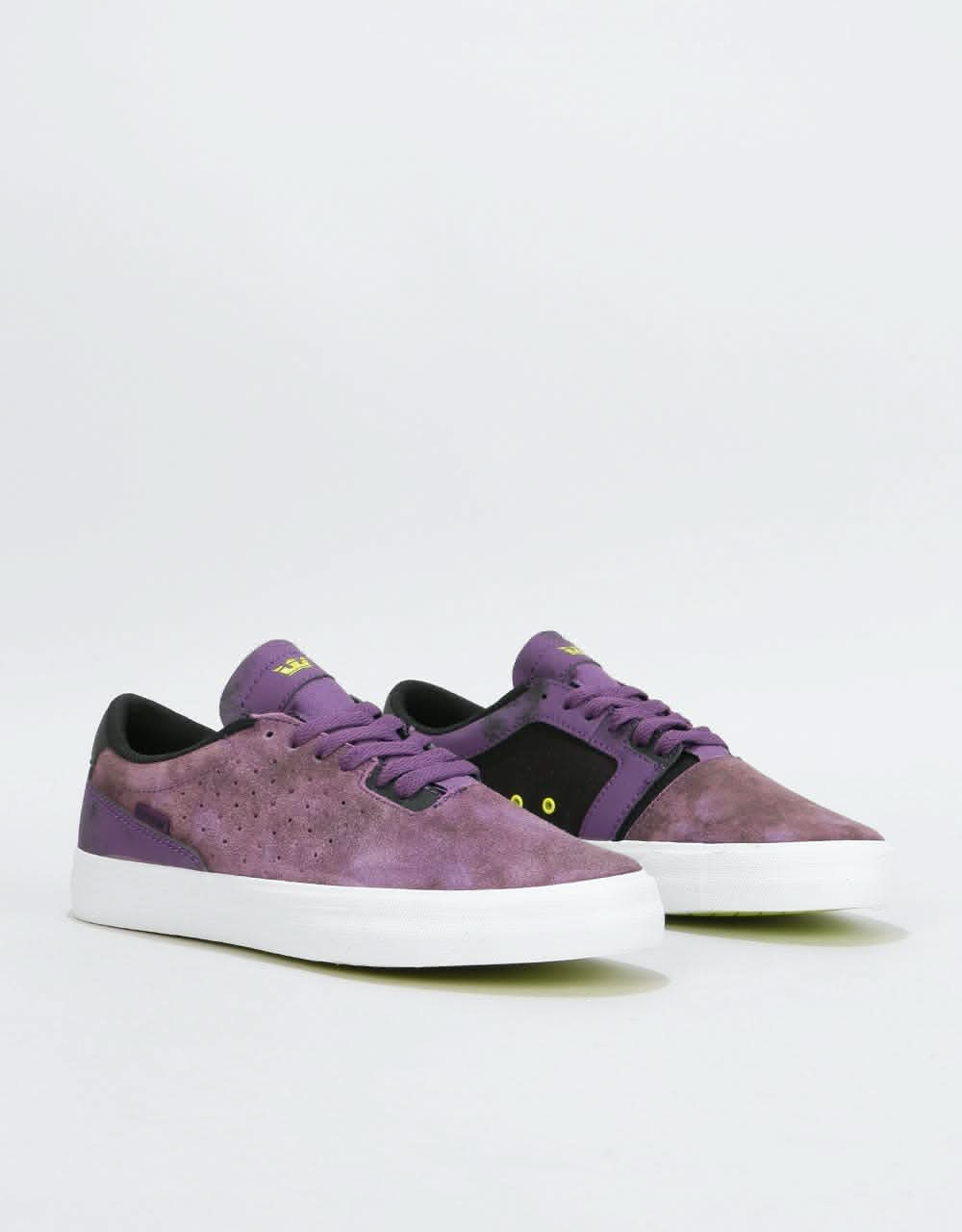 Supra Lizard Skate Shoes - Tie Dye/White