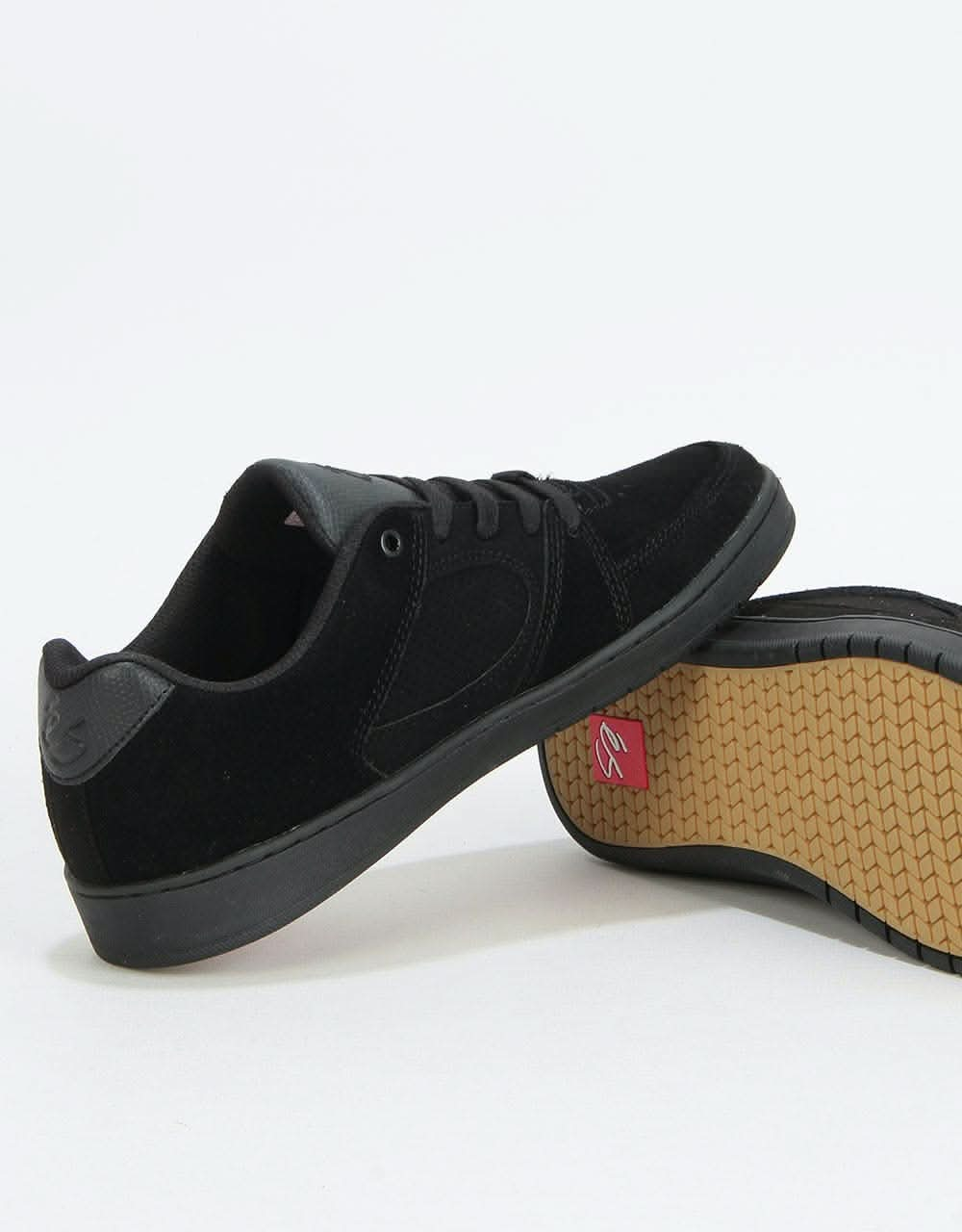 éS Accel Slim Skate Shoes - Black/Black/Black