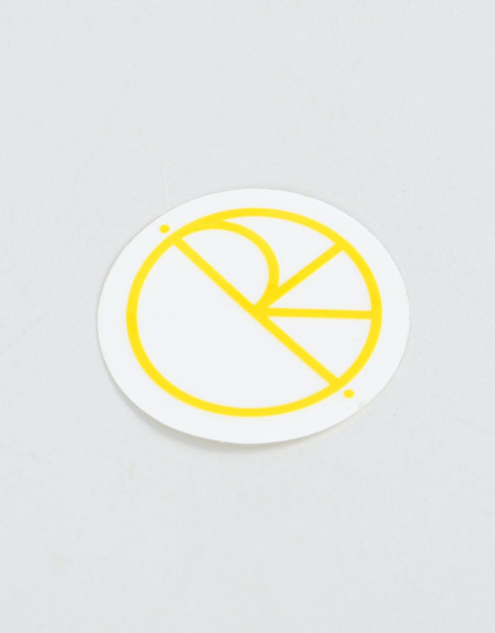 Polar Stroke Logo Sticker - Yellow