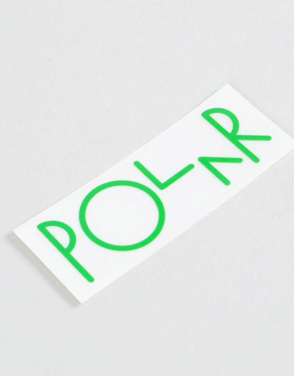 Polar Script Logo Sticker - Green