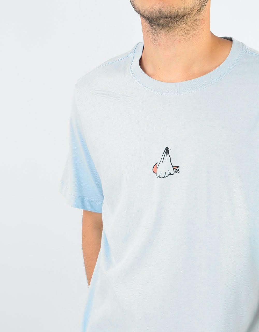 Nike SB Stork T-Shirt - Lt Armory Blue/Black