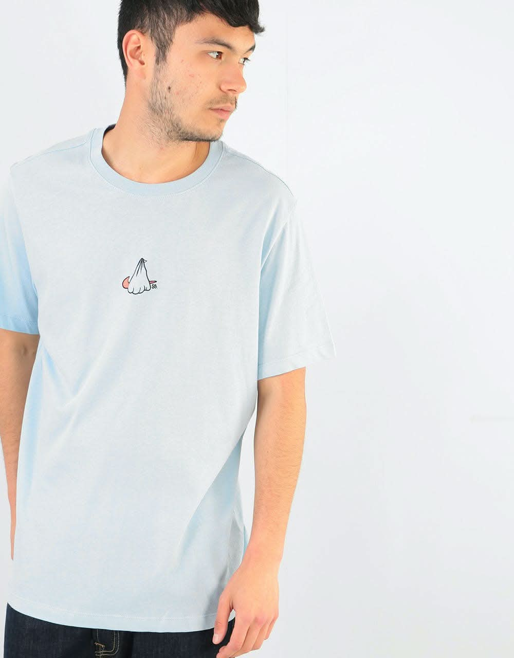 Nike SB Stork T-Shirt - Lt Armory Blue/Black