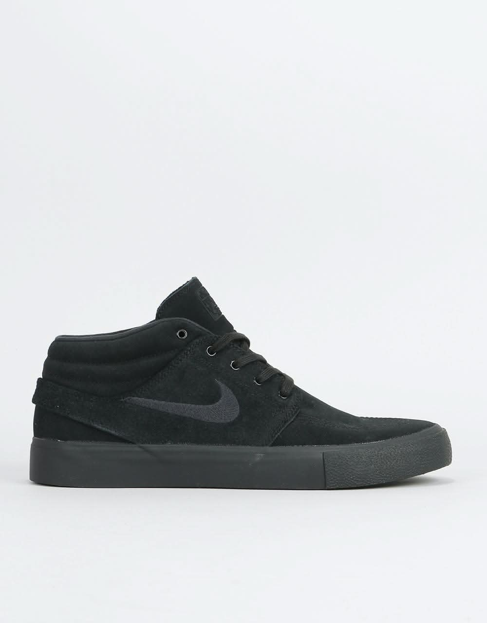 Nike SB Zoom Janoski Mid RM Skate Shoes - Black/Black-Black-Black