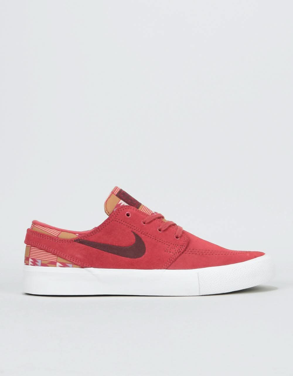 Nike SB Zoom Janoski RM Premium Skate Shoes - Cedar/Mahogany-Multi