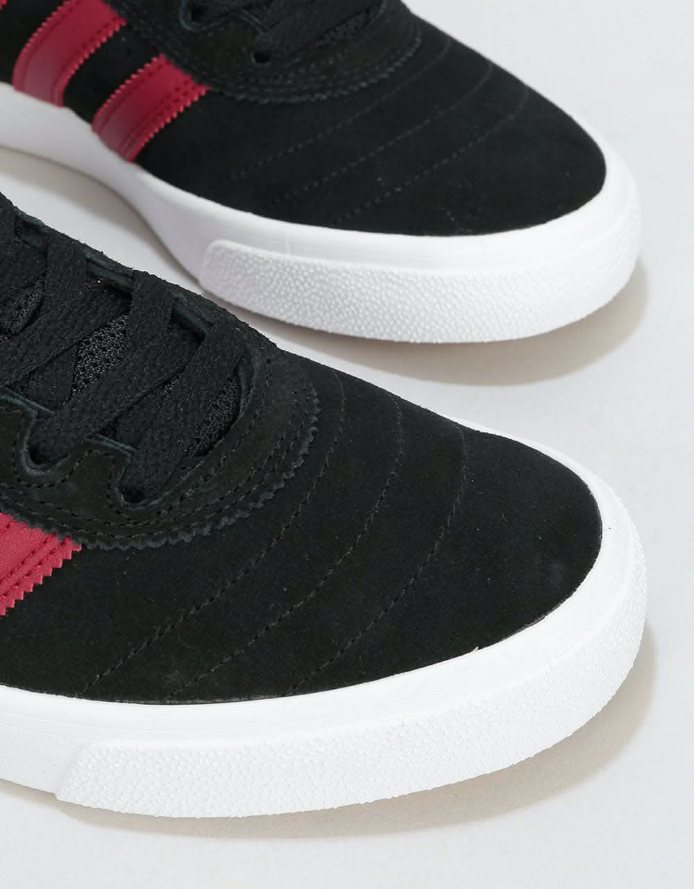 Adidas Busenitz Vulc Skate Shoes - Core Black/Collegiate Burgundy/Whit