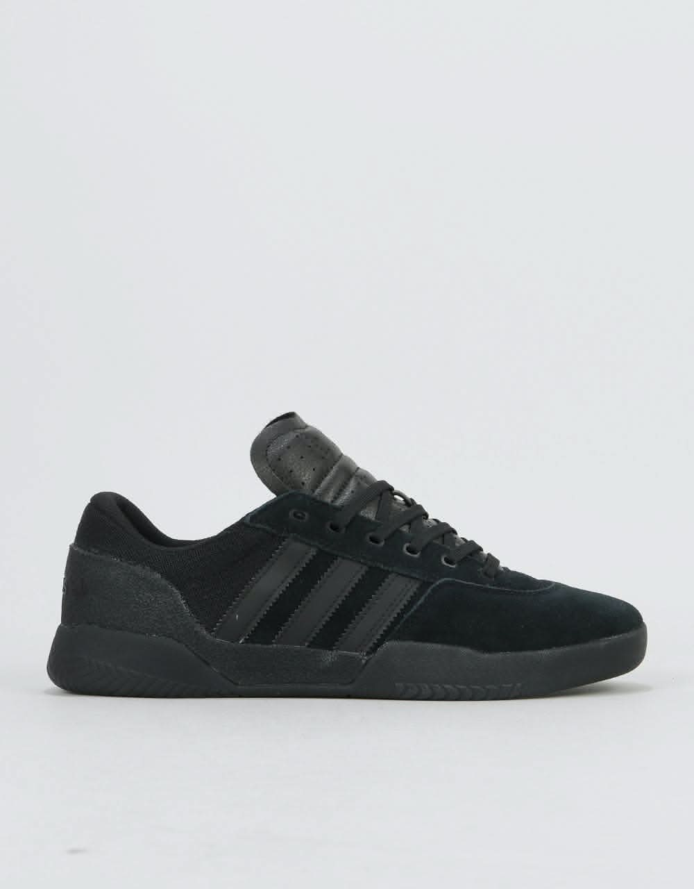 Adidas City Cup Skate Shoes - Core Black/Core Black/Core Black