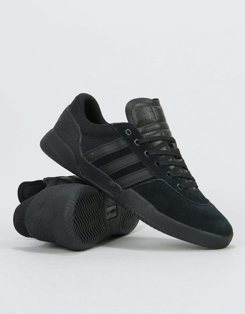 Adidas City Cup Skate Shoes - Core Black/Core Black/Core Black