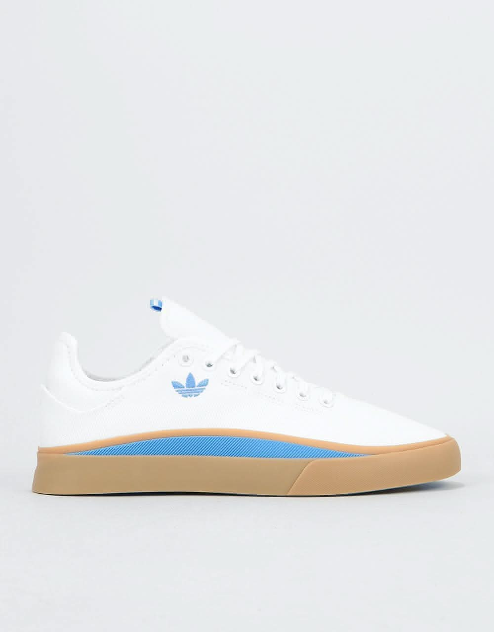 Adidas Sabalo Skate Shoes - White/Real Blue/Gum