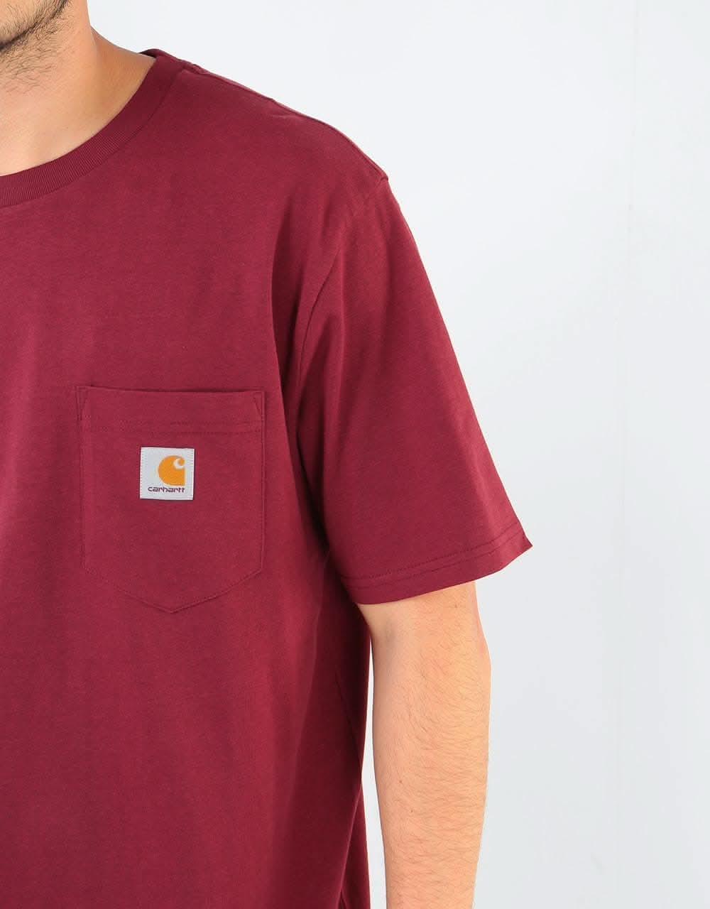 Carhartt WIP S/S Pocket T-Shirt - Cranberry