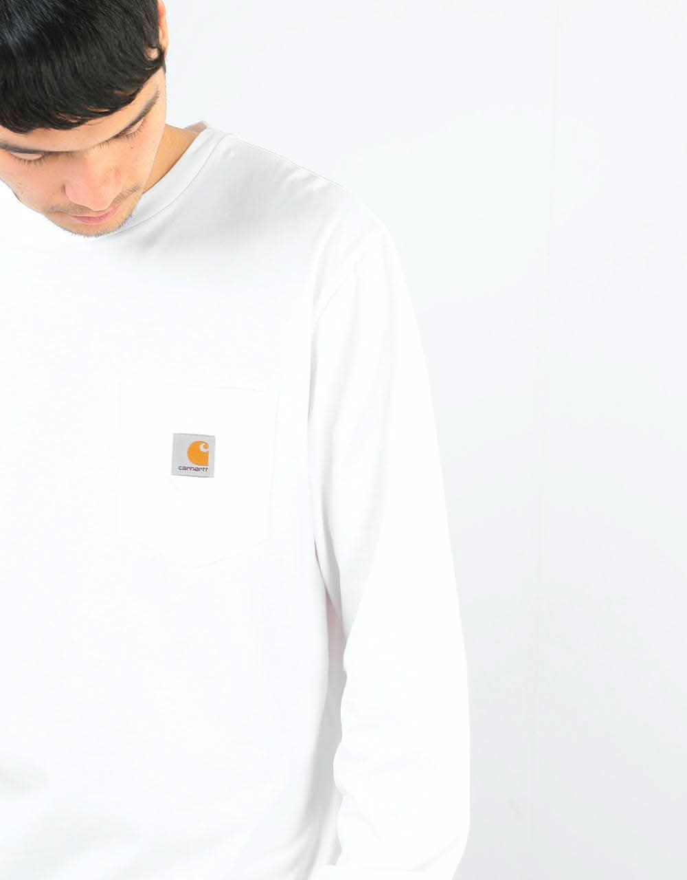 Carhartt WIP L/S Pocket T-Shirt - White