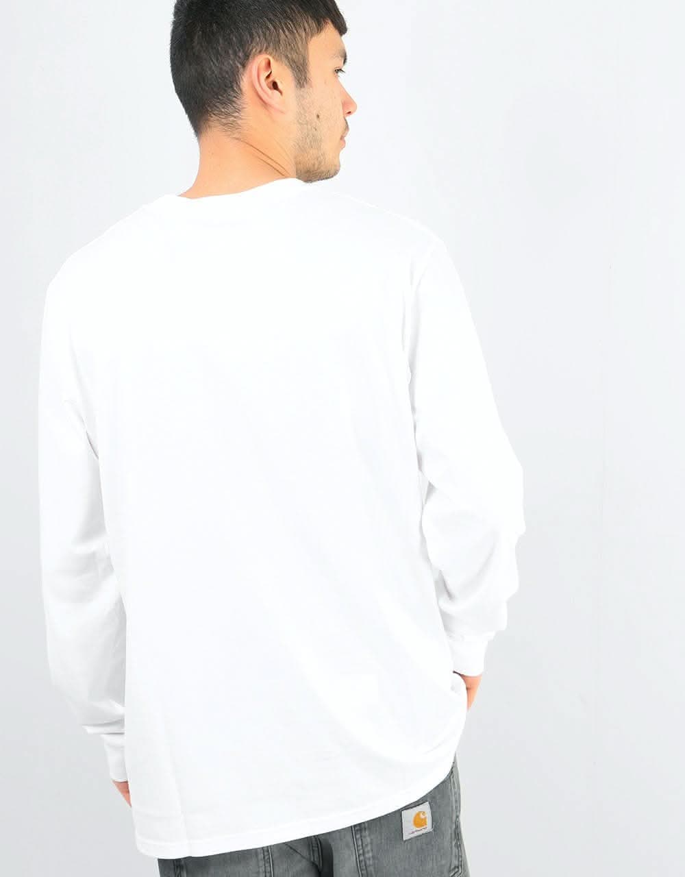 Carhartt WIP L/S Pocket T-Shirt - White