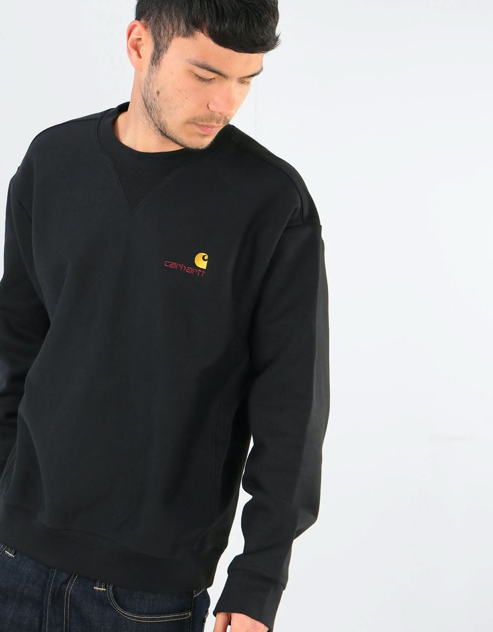 Carhartt WIP American Script Sweatshirt - Black