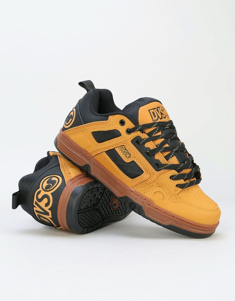 DVS Commanche Skate Shoes - Chamois/Black/Gum Nubuck