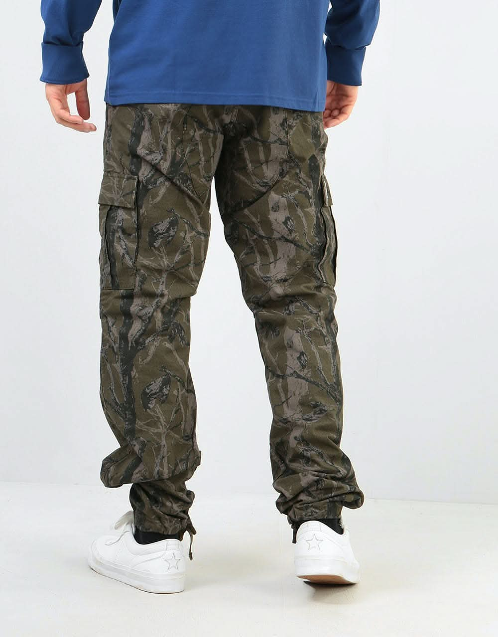 Carhartt WIP Aviation Pant - Camo Tree/Green (Rinsed)