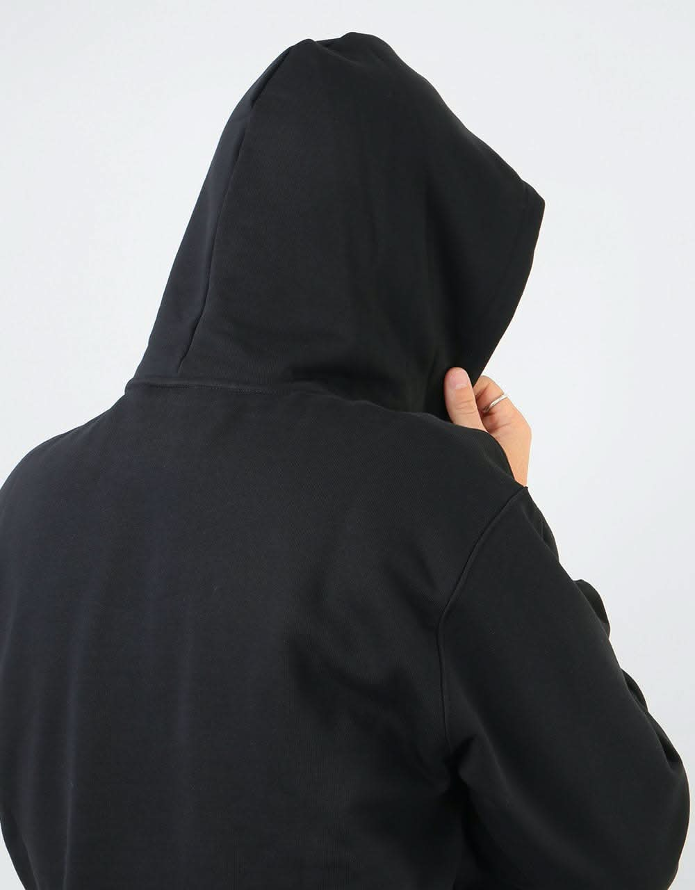 Carhartt WIP Hooded Sweatshirt - Black / White