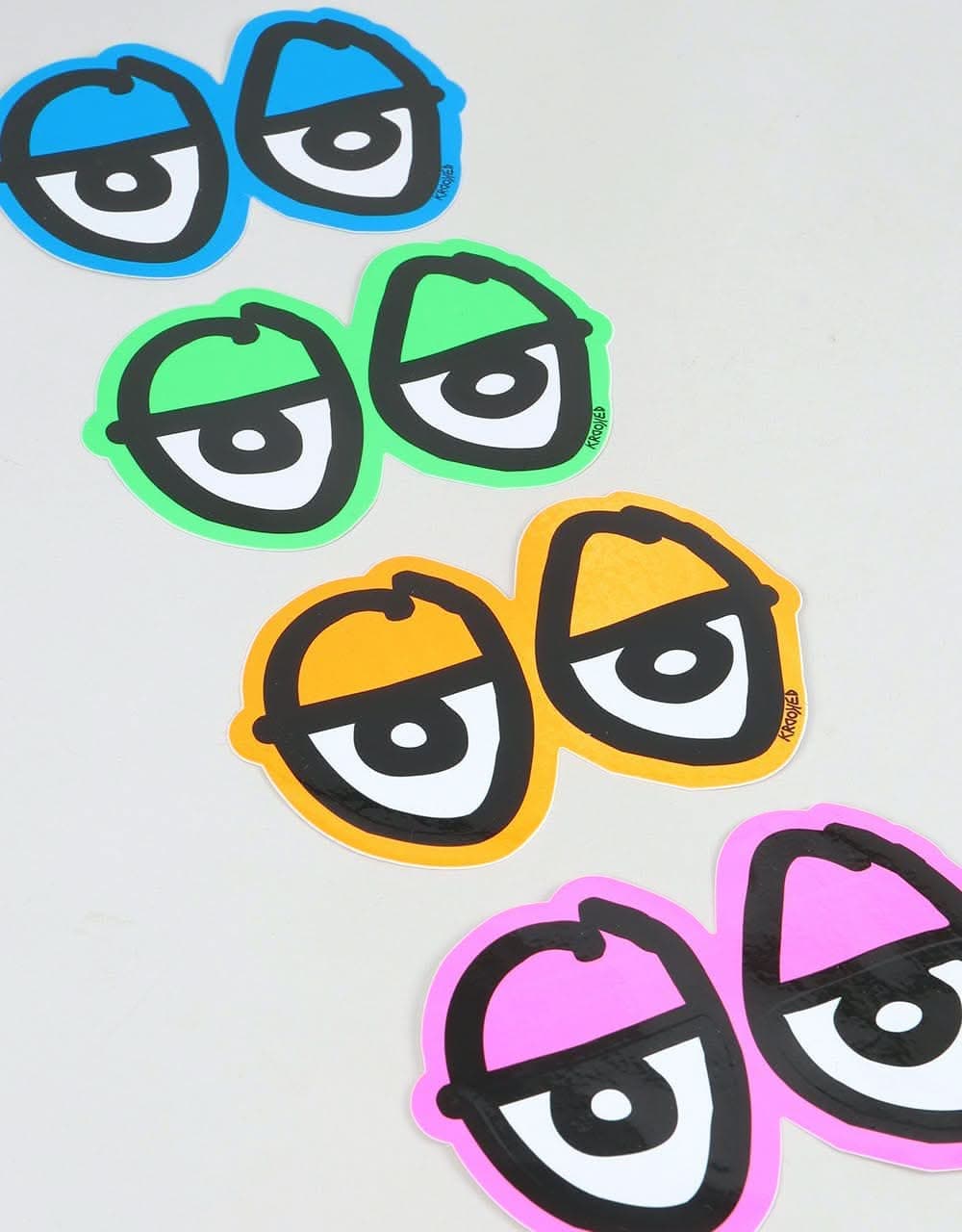 Krooked Eyes Die Cut Sticker