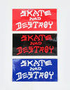 Thrasher Skate & Destroy Sticker