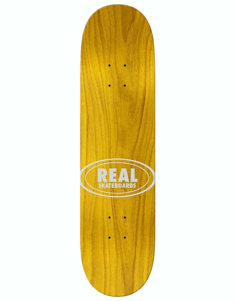 Real Team Dual Oval Skateboard Deck - 8.06"