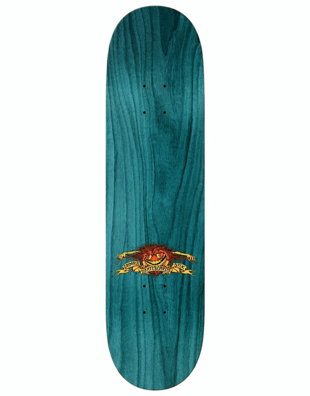 Grimple Stix (Anti Hero) Hewitt Collab Skateboard Deck - 8.38"