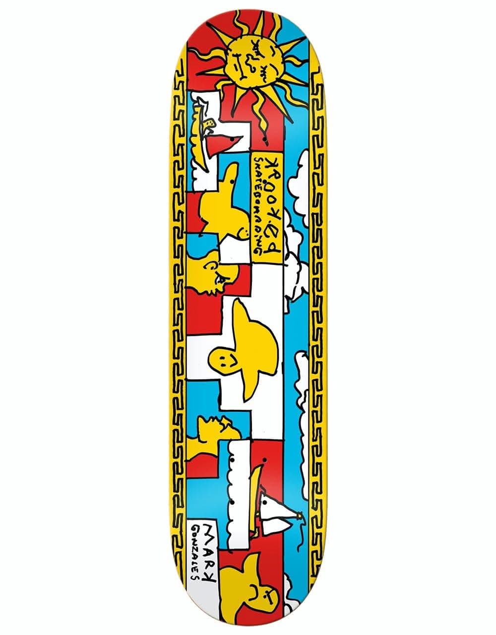 Krooked Gonz Sails Skateboard Deck - 8.38"