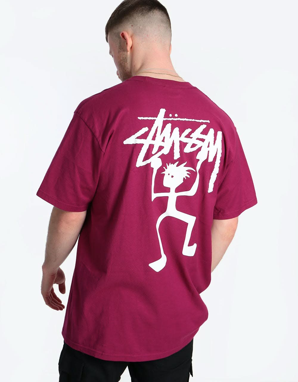 Stüssy Warrior Man T-Shirt - Wine