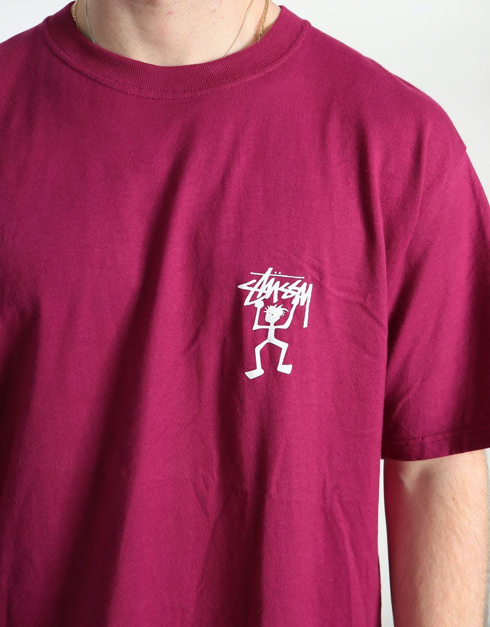 Stüssy Warrior Man T-Shirt - Wine