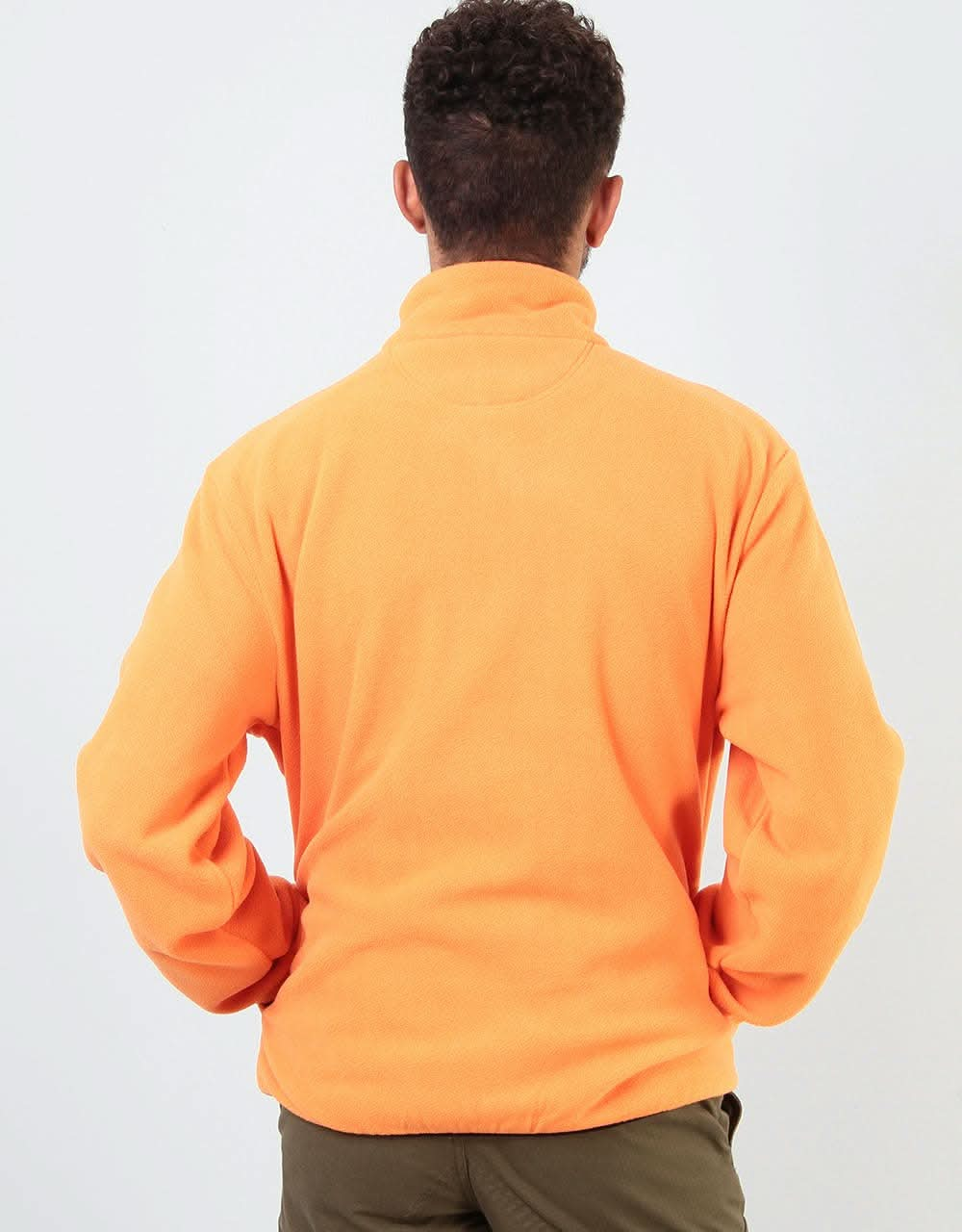 Stüssy Basic Polar Fleece Mock - Orange