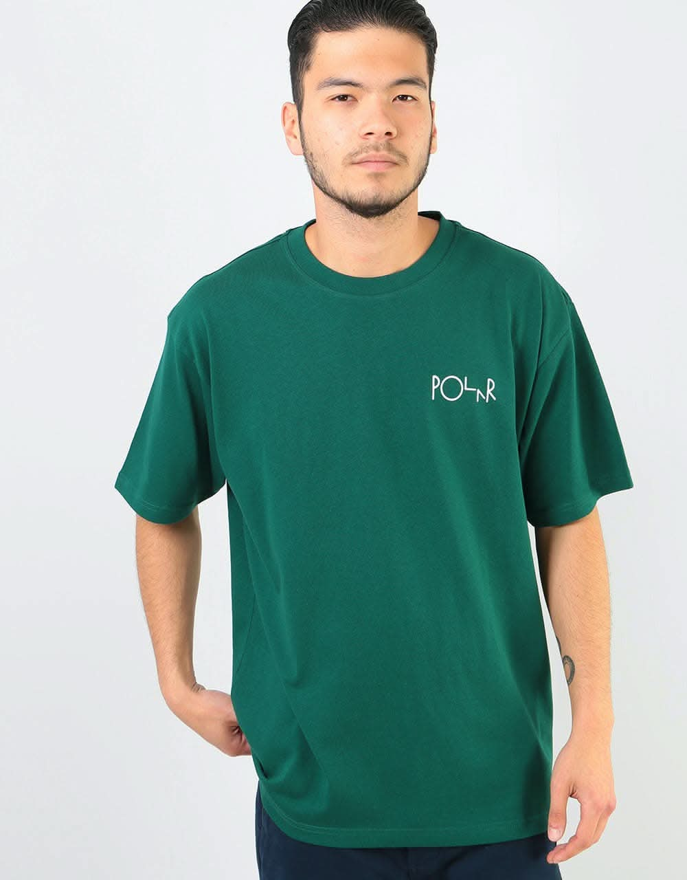 Polar Stroke Logo T-Shirt - Dark Green