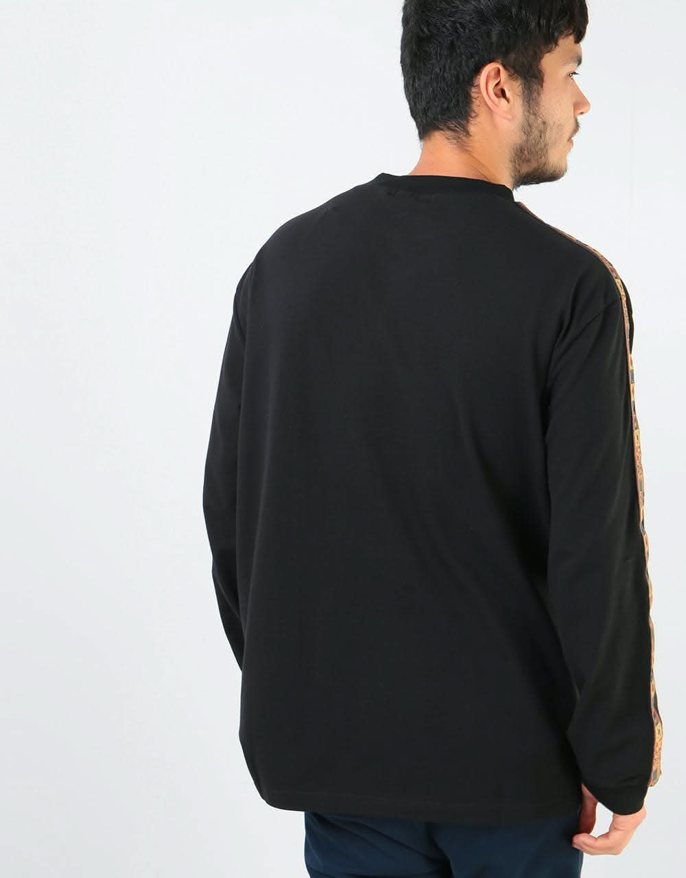 Pass Port International Ribbon L/S T-Shirt - Black