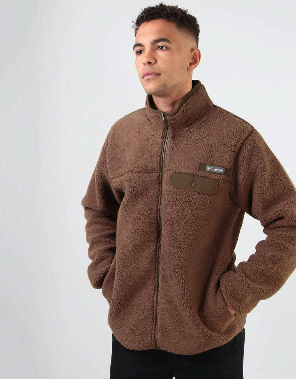 Columbia Mountain Side™ Heavyweight FZ Fleece - Olive Green