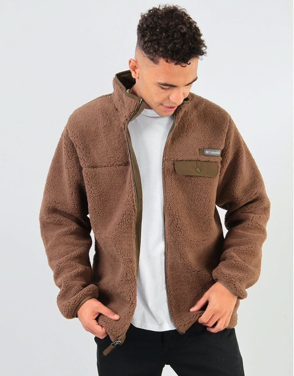 Columbia Mountain Side™ Heavyweight FZ Fleece - Olive Green