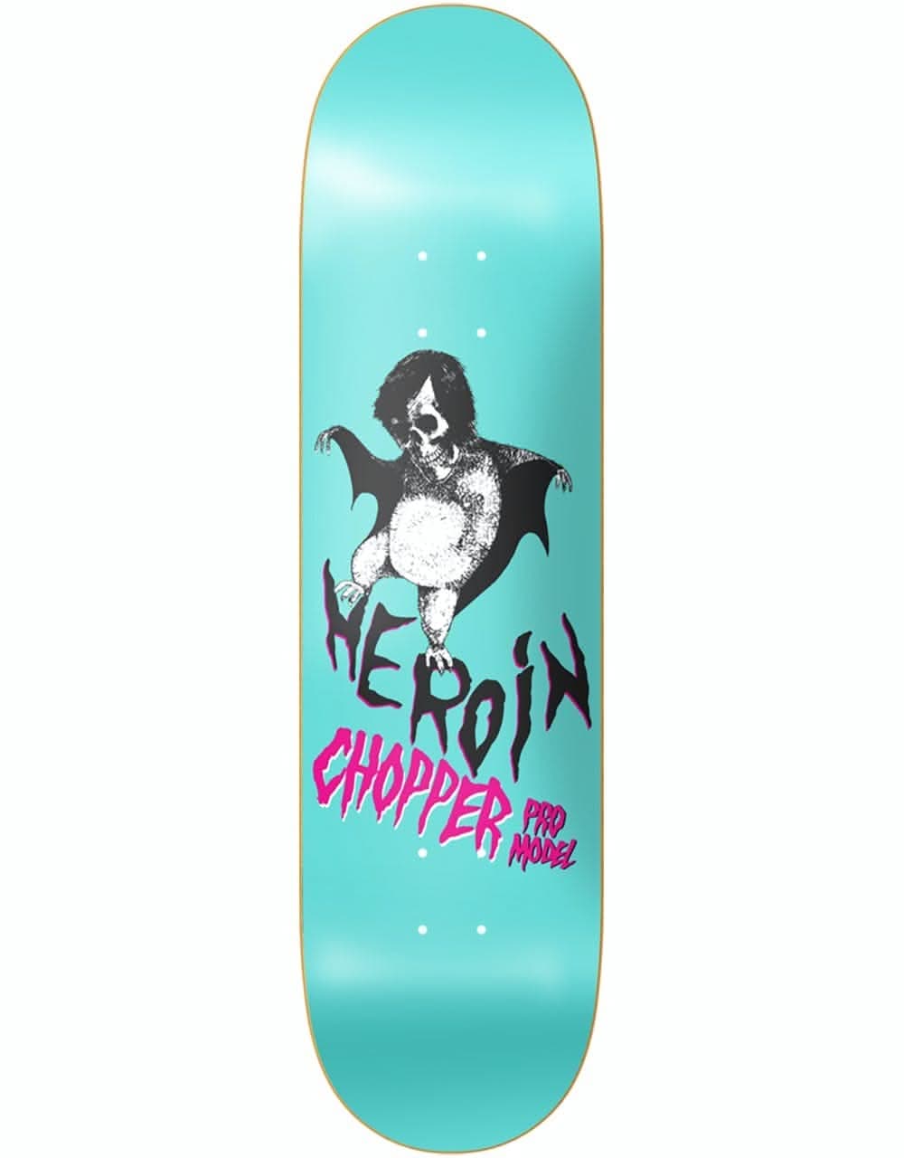 Heroin Chopper Heritage Skateboard Deck - 8.38"