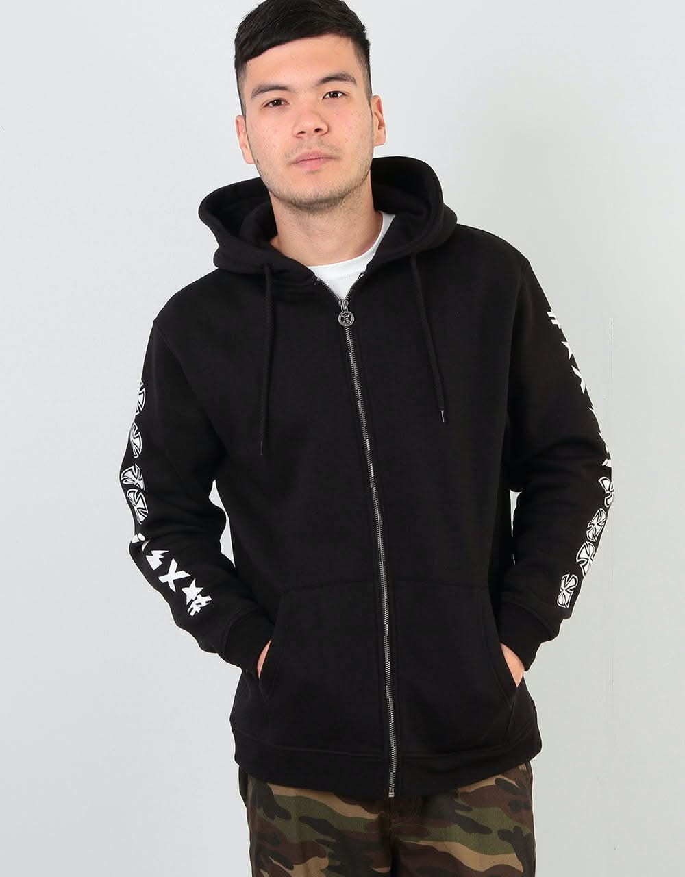 Independent Ante Zip Hoodie - Black