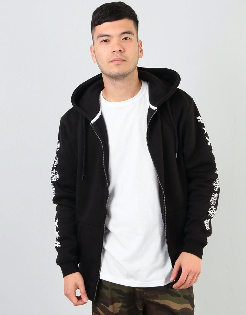 Independent Ante Zip Hoodie - Black