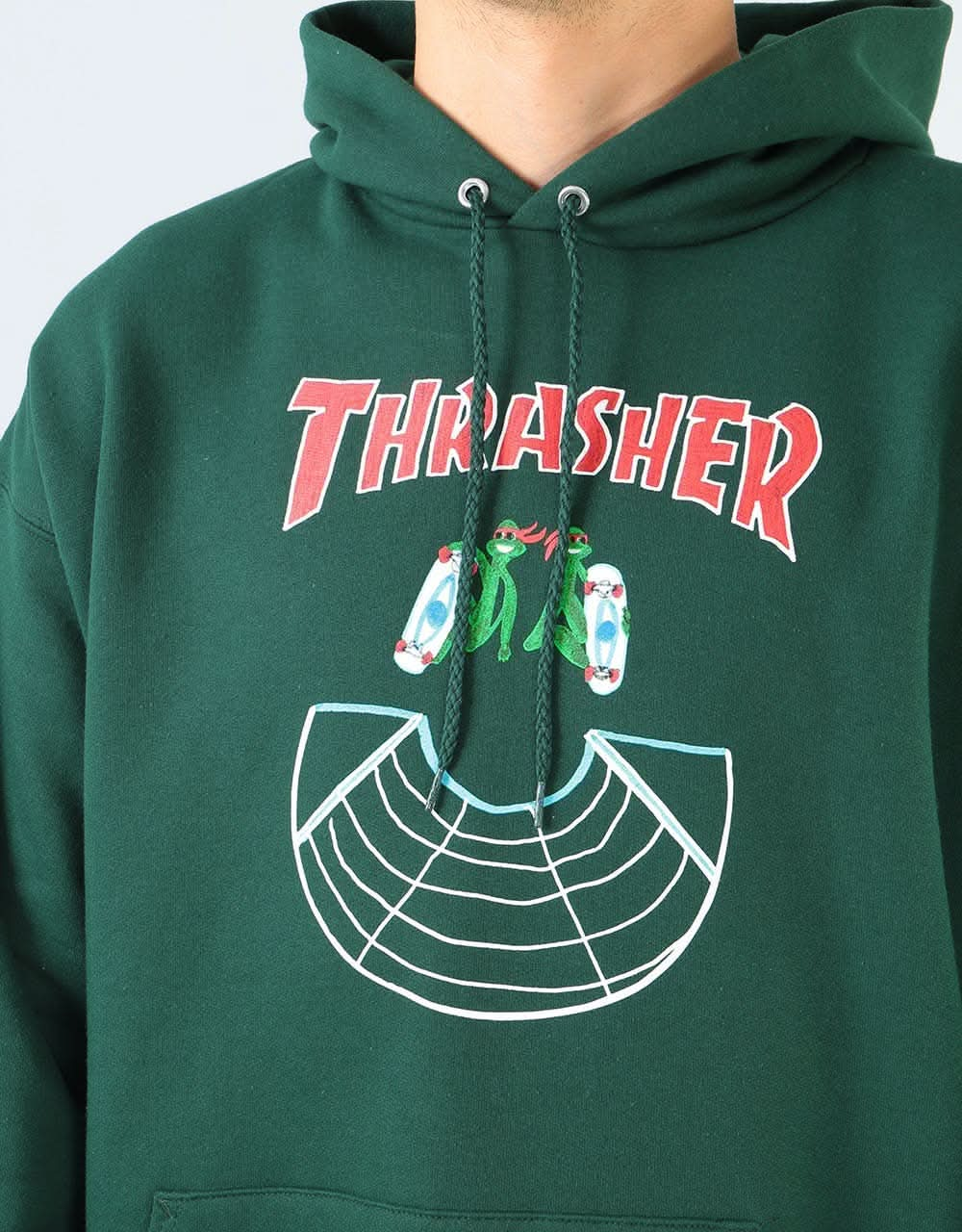 Thrasher Doubles Pullover Hoodie - Forest