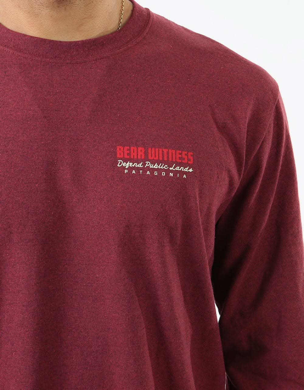 Patagonia L/S See & Believe Responsibili-Tee - Oxide Red