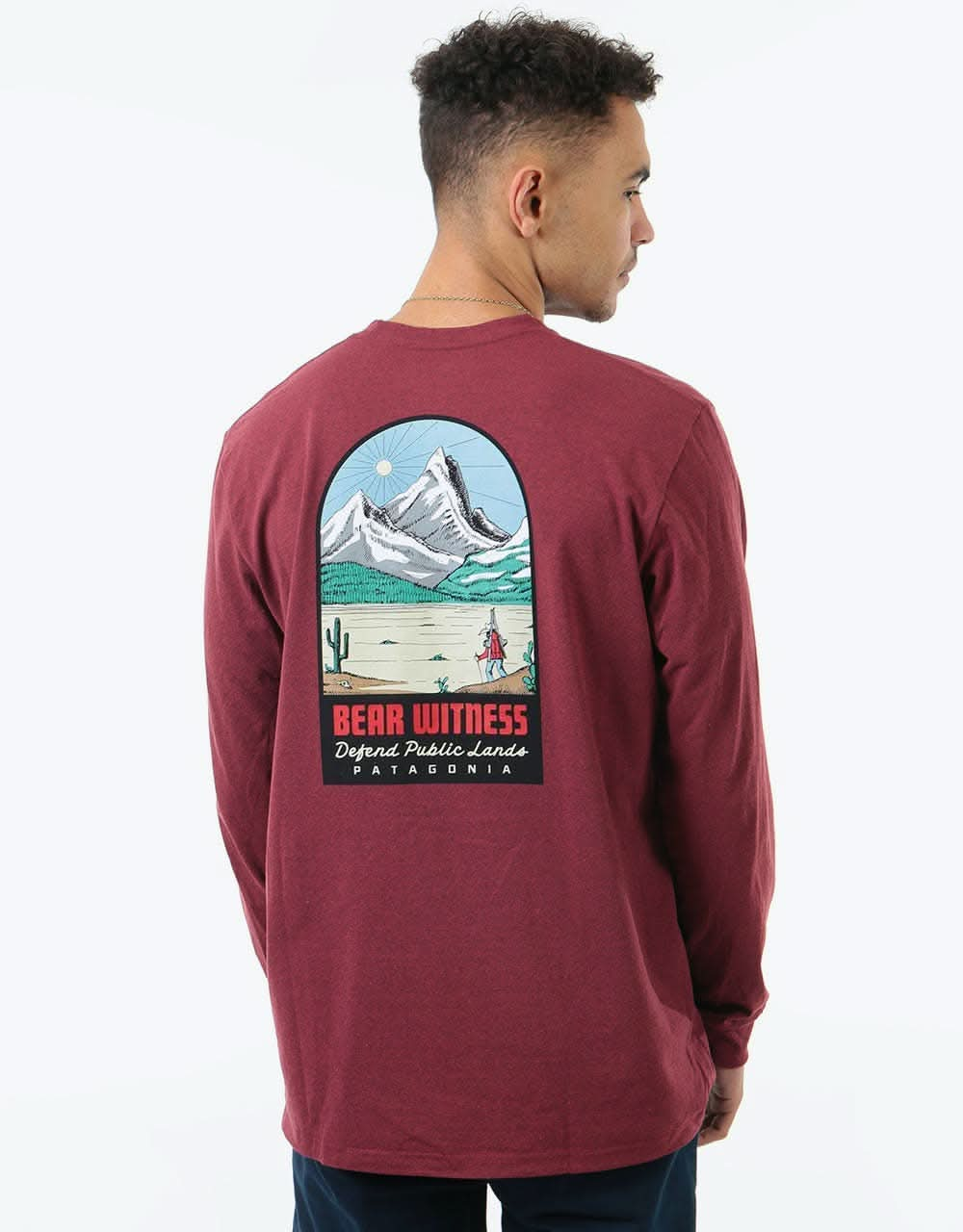 Patagonia L/S See & Believe Responsibili-Tee - Oxide Red