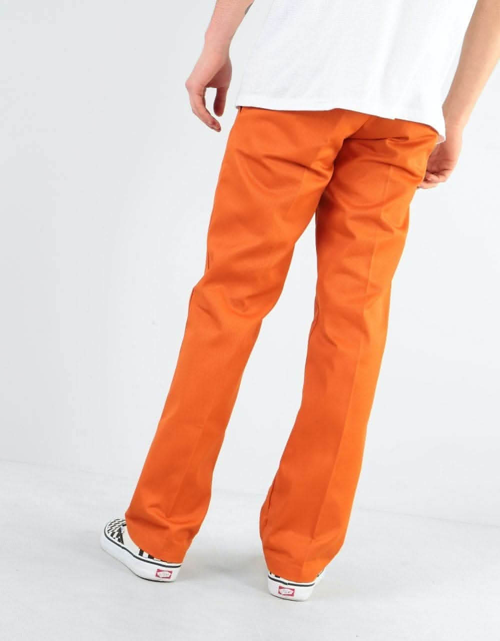 Dickies 873 Slim Straight Work Pant - Rust