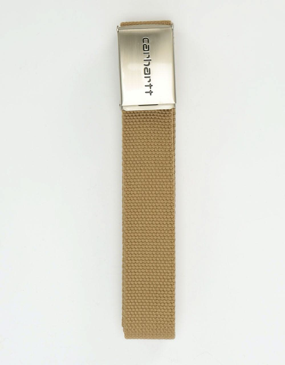 Carhartt WIP Clip Chrome Web Belt - Leather