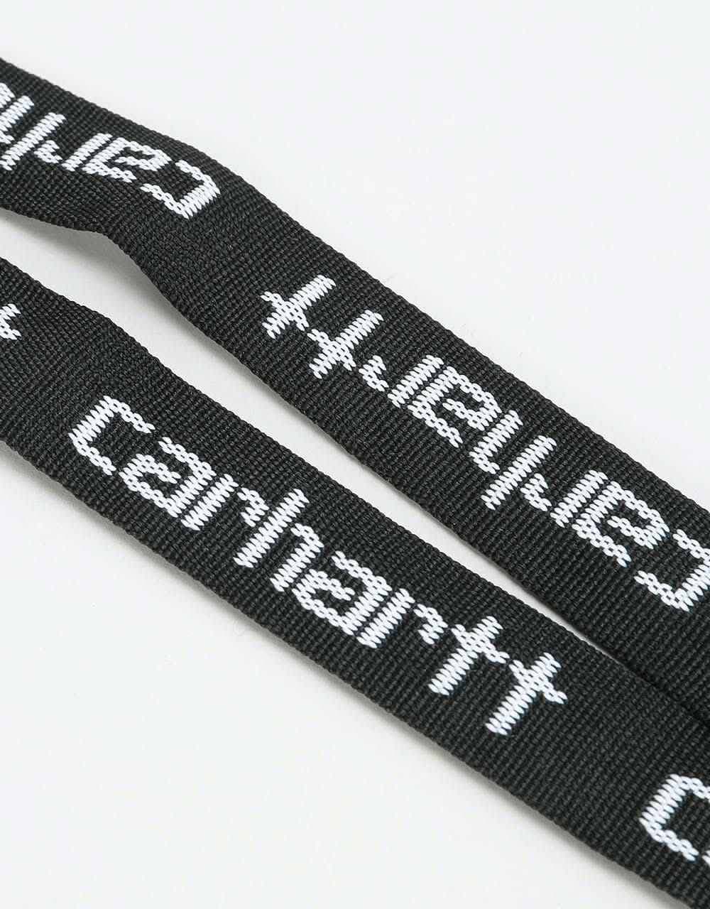 Carhartt WIP Script Lanyard - Black/White