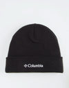 Columbia Cuffed Logo Beanie - Black/White