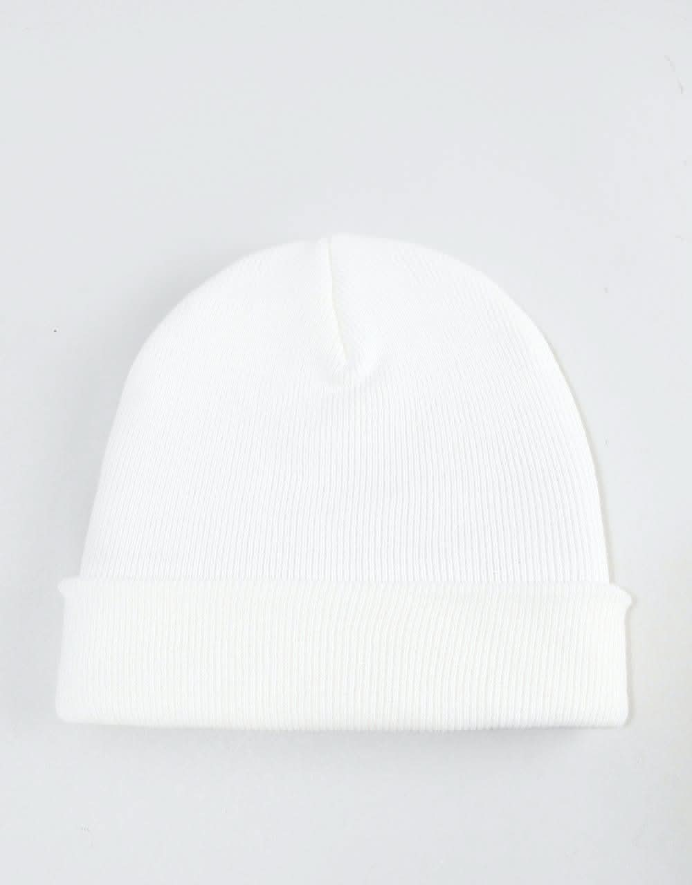 Columbia Cuffed Logo Beanie - White/Black