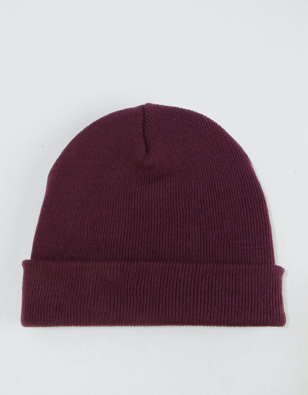 Columbia Cuffed Logo Beanie - Black Cherry/Columbia Grey