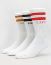 Dickies Newcomb 3-Pack Socks - Assorted