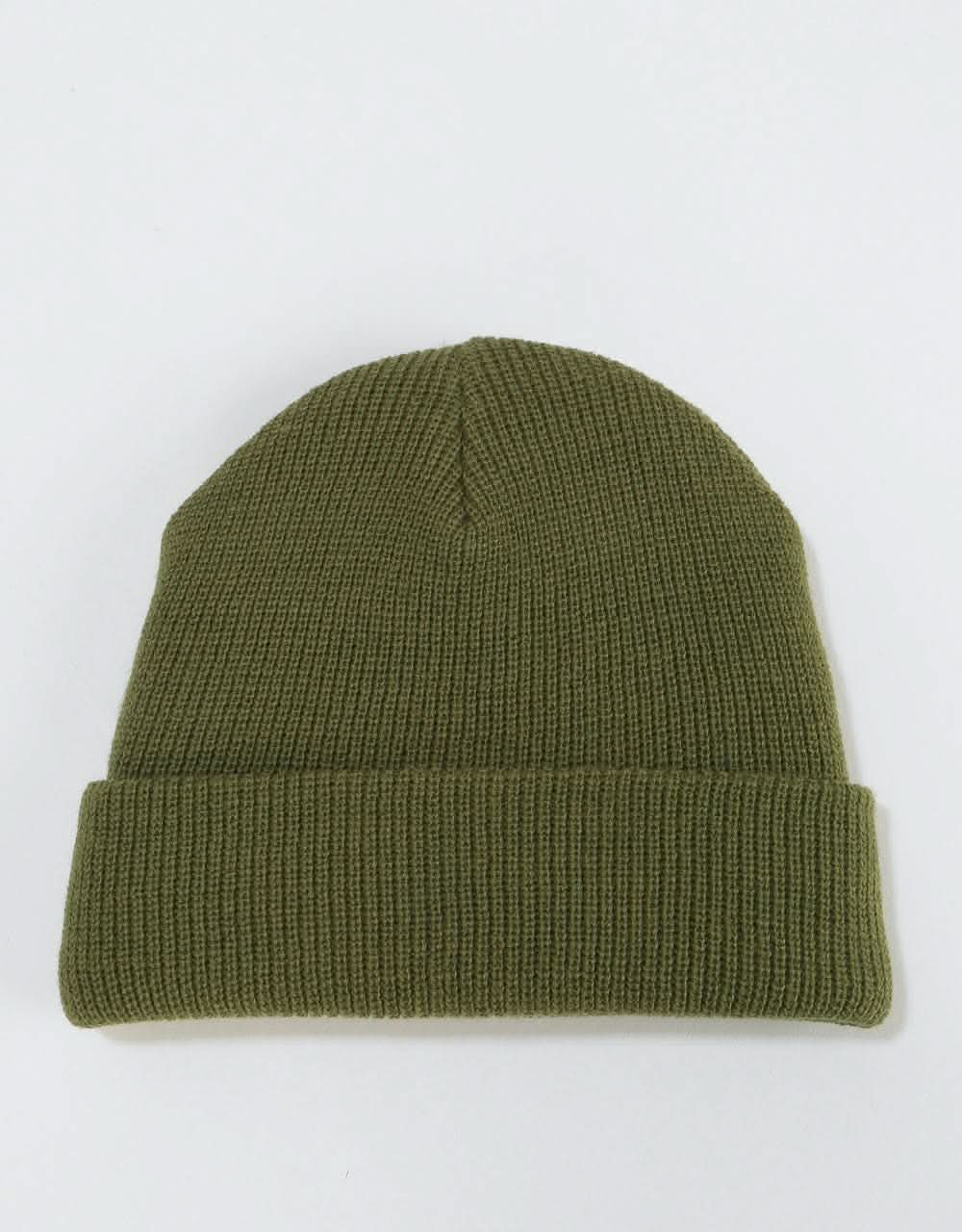 Spitfire Bighead Cuff Beanie - Olive/White